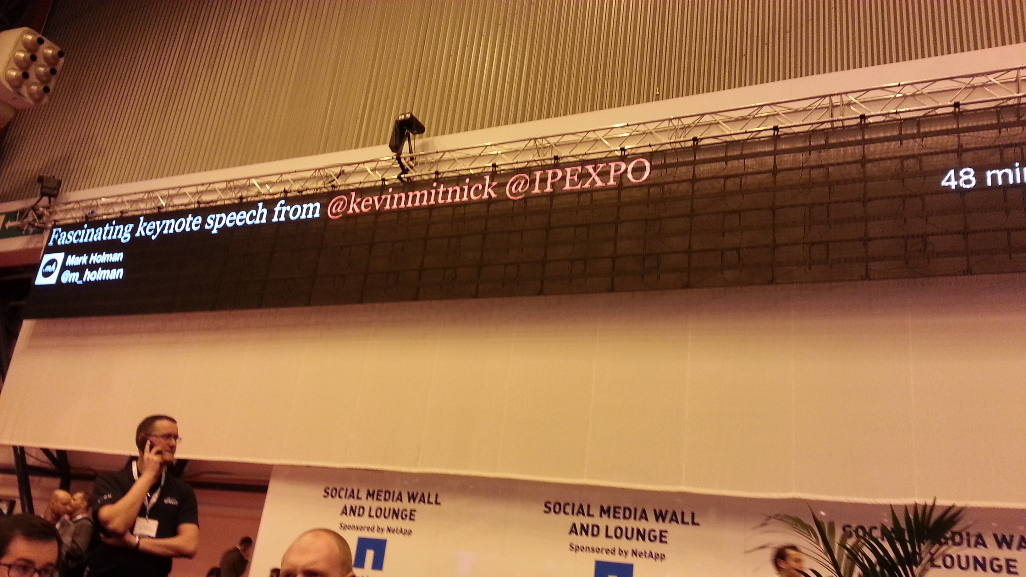 IP EXPO 2013 London twitter wall