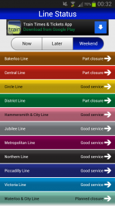 Tube map london line status android