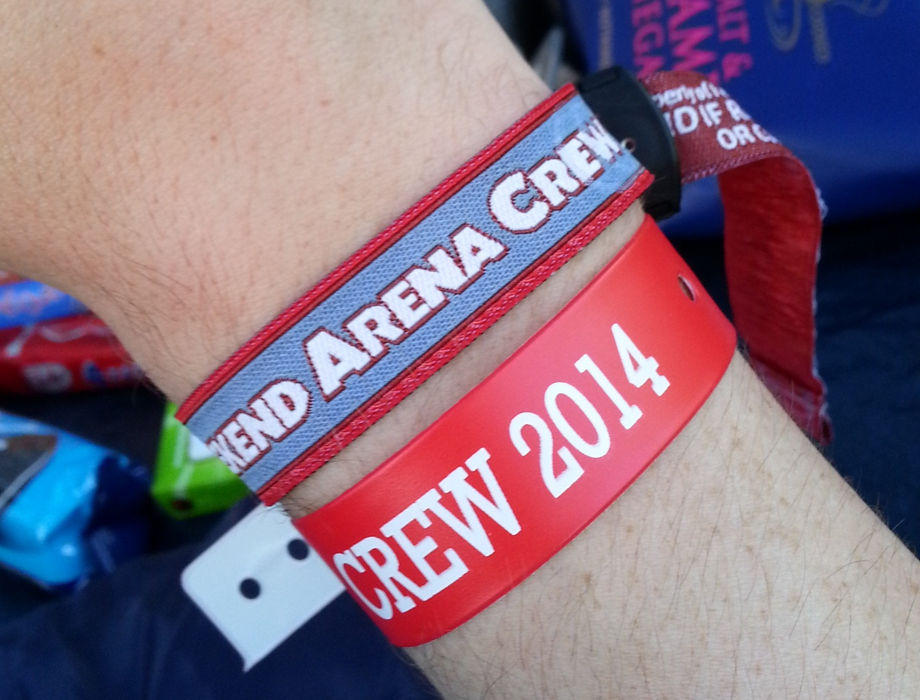 Leeds Festival 2014 Weekend Arena Crew wristband