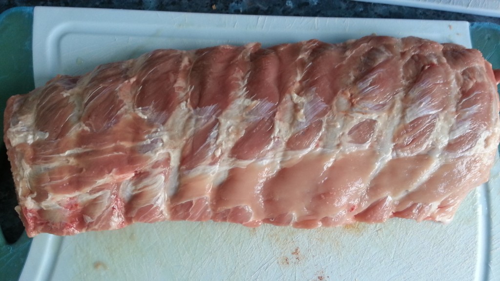 raw pork ribs