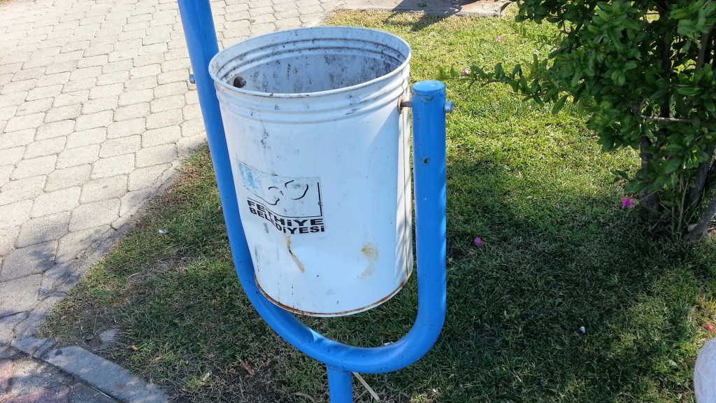 Metal Bin, Fethiye, Turkey