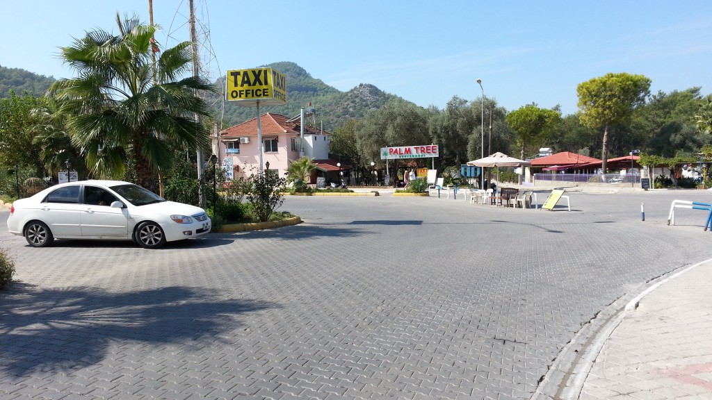Taxi Office roundabout, Hisaronu, Turkey